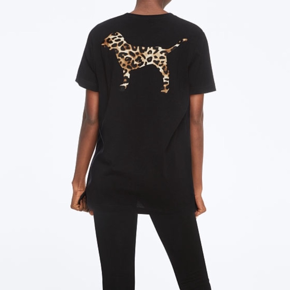 New Victoria’s Secret PINK Short Sleeve Campus Tee